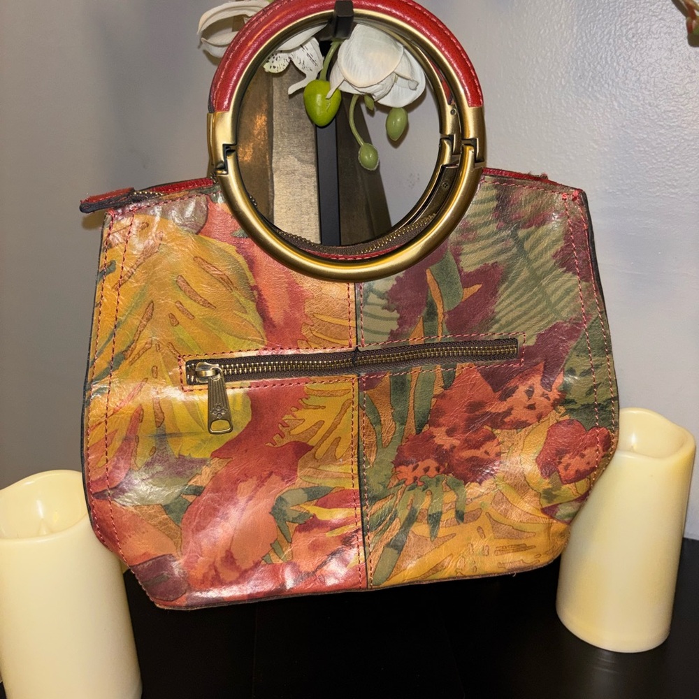Patricia Nash Multicolor Leaf Print Shoulder Bag - Picture 2 of 7